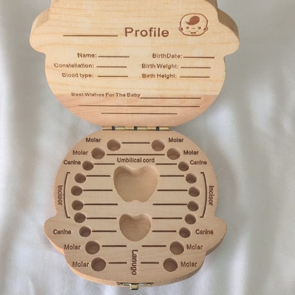 Wooden Baby Keepsake Box - Picture 2 of 3